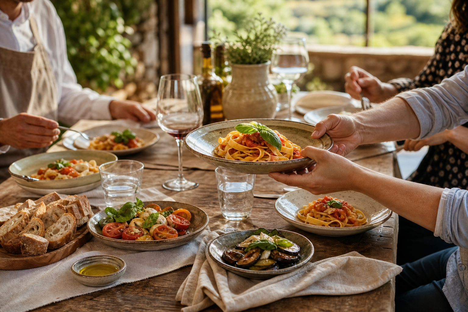 Degustazione pietanze realizzate