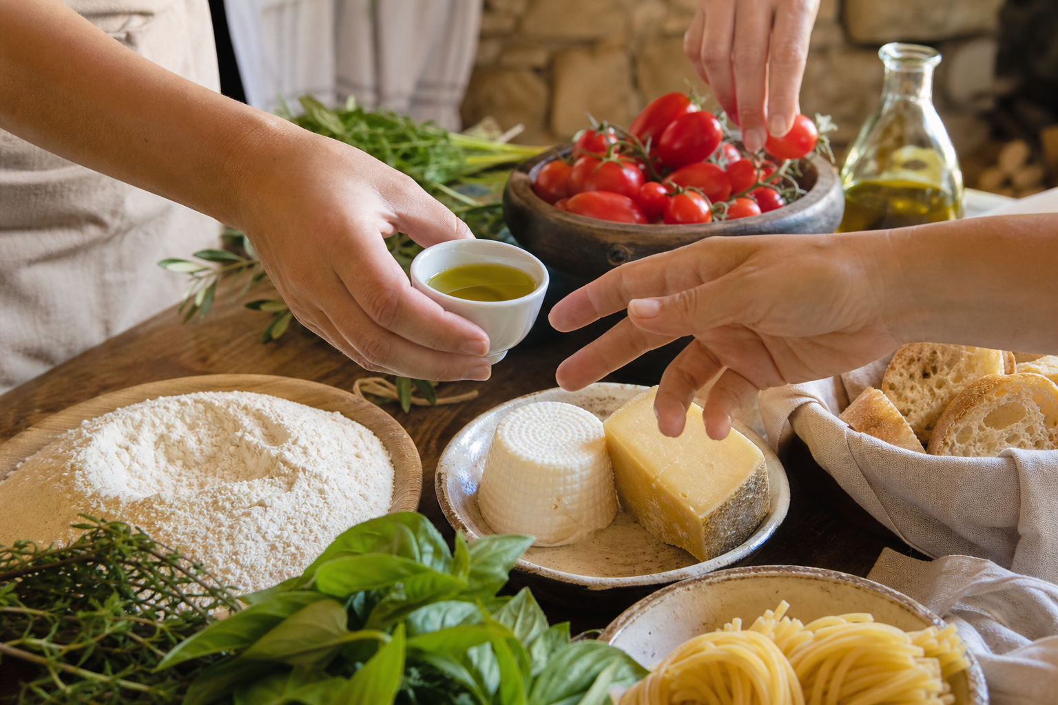 Degustazione materie prime